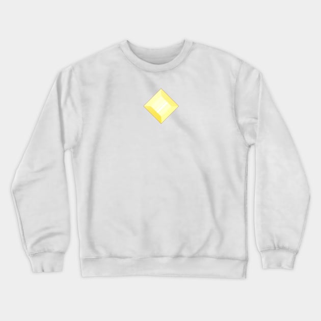 Yellow diamond's gem Crewneck Sweatshirt by Wyrielle